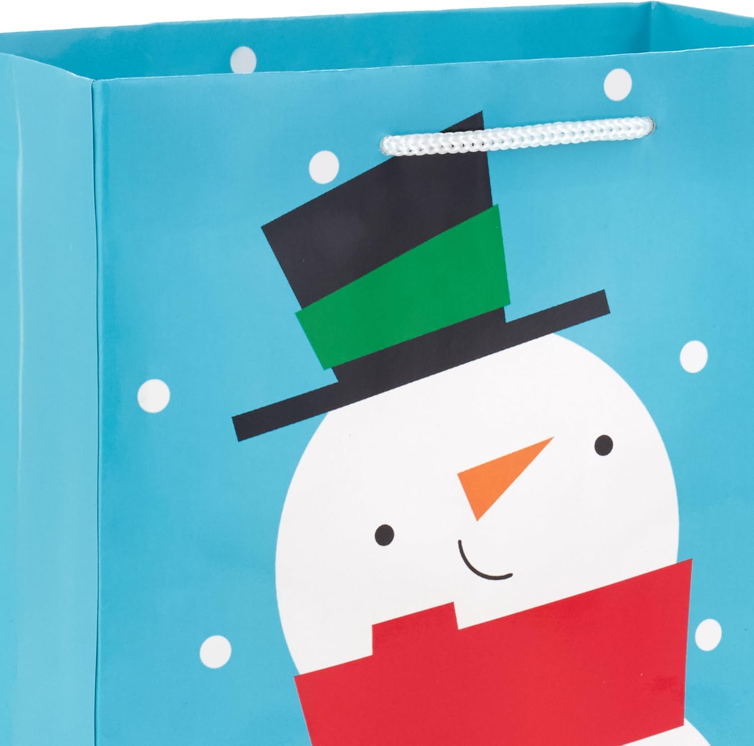 Image Arts Medium Christmas Gift Bags, 8-Pack (Mittens, Snowmen, Candy) image 4