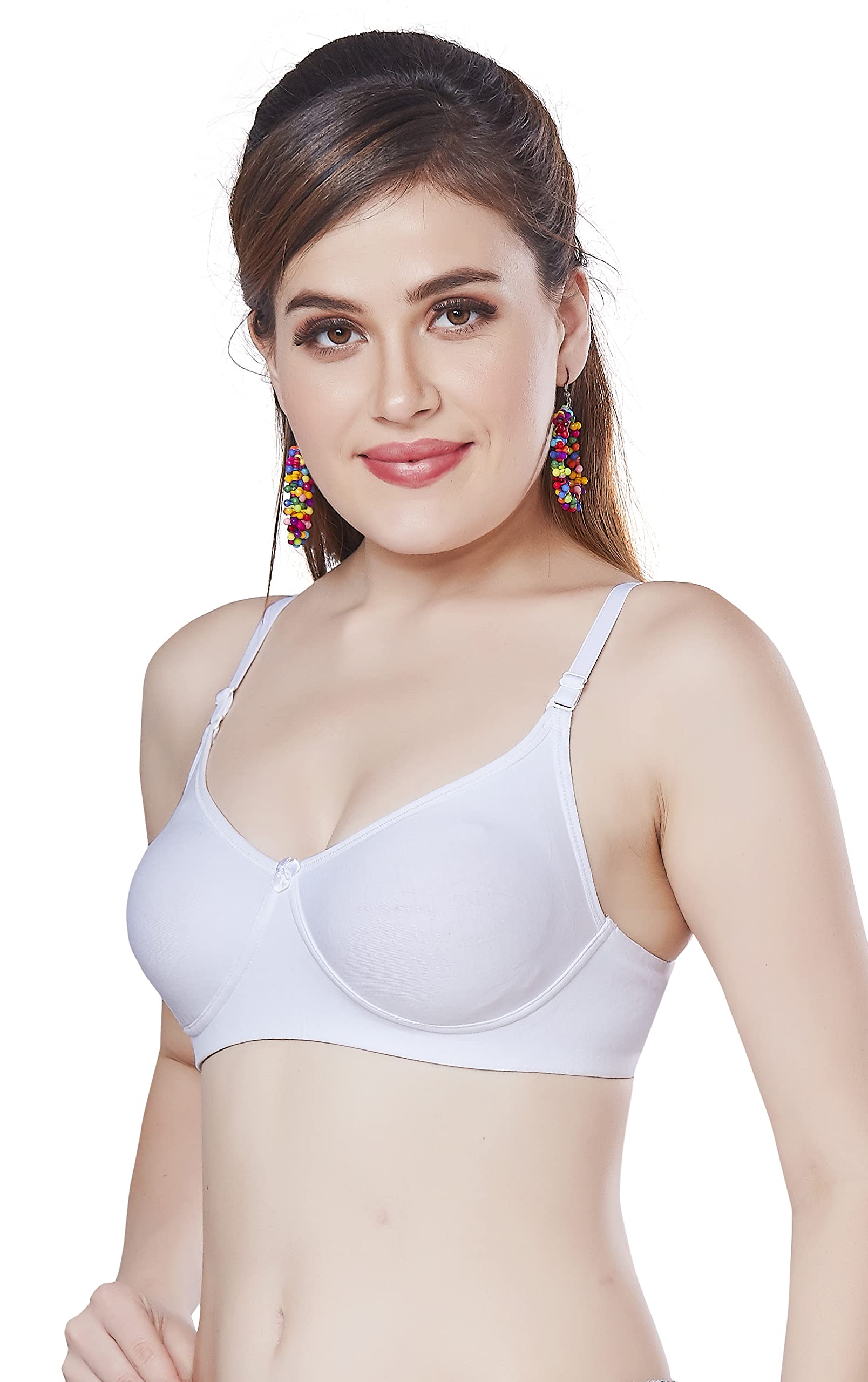 Women's Stretch Cotton Non-Padded Wirefree Everyday Bra