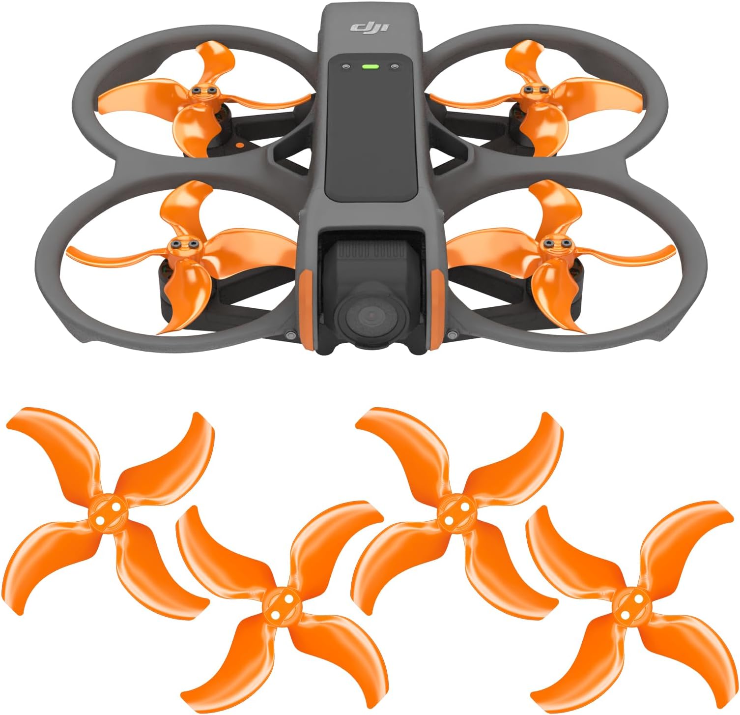 Stealth Propellers for DJI Avata 2 - Orange, 4 pcs