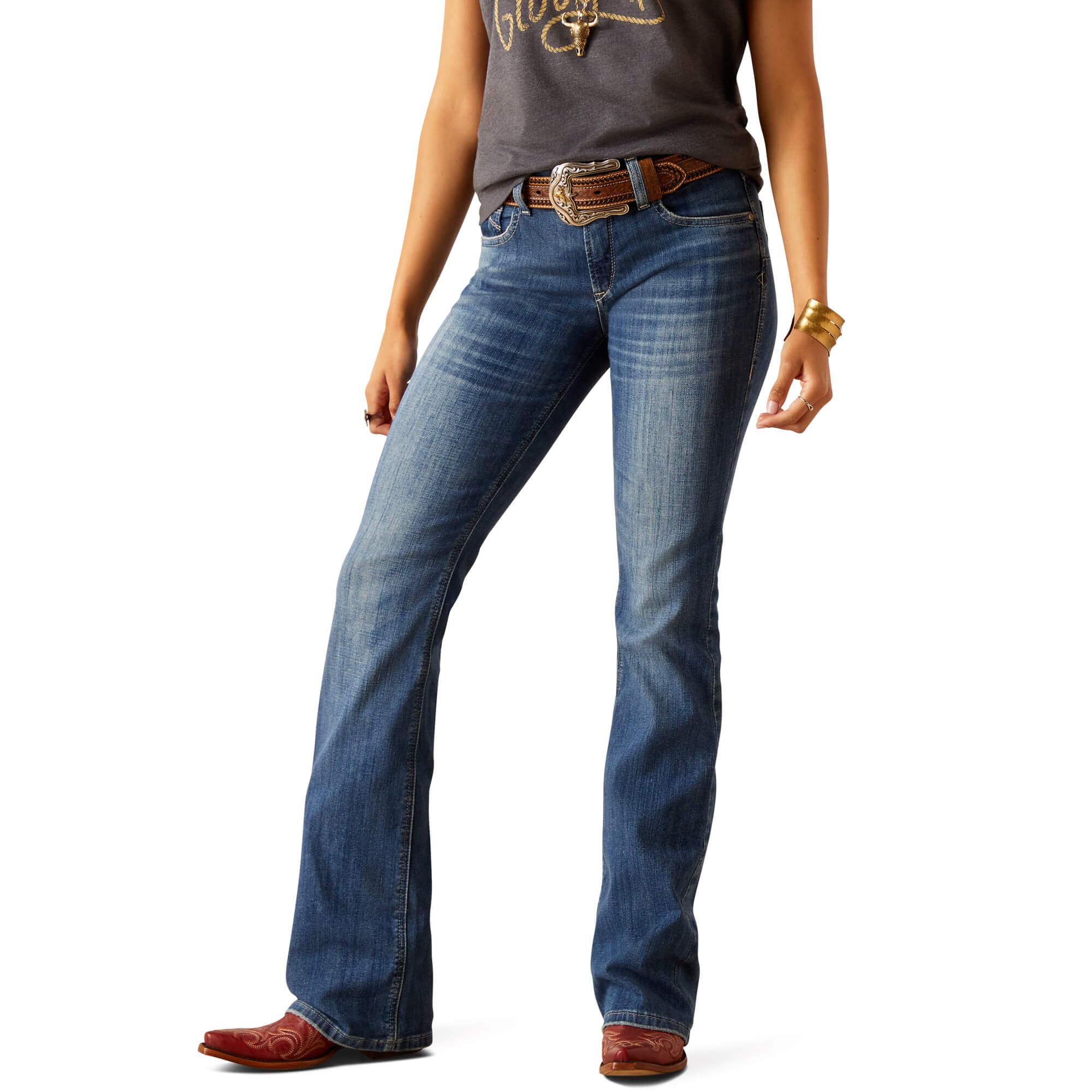 Ariat Women's Women's Perfect Rise Annie Boot Cut Jeans