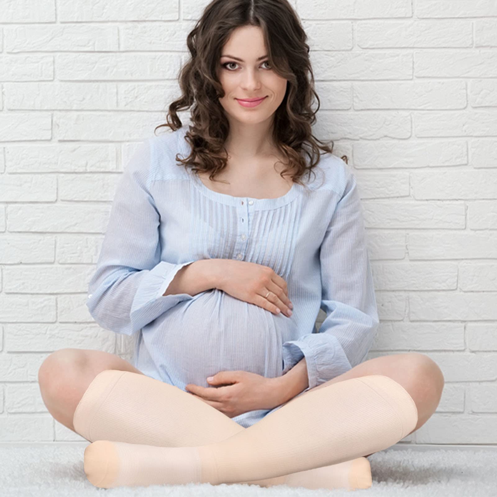 Tapesb Plus size compression socks wide calf men women knee high 20-30 mmhg breathable circulation xl 2xl 3xl 4xl 5xl