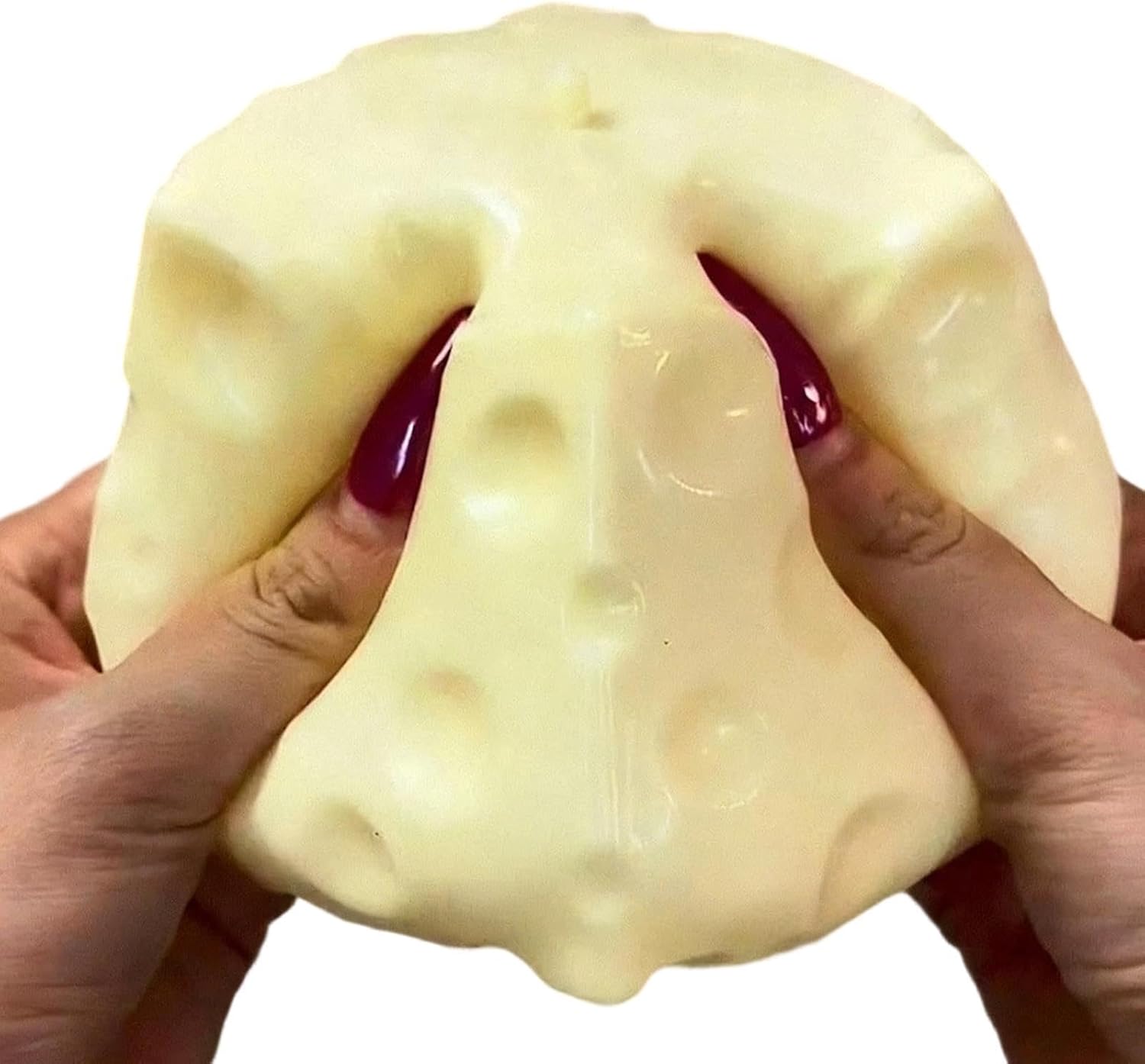 Big Cheese S-quishy,Squi-Shy Cheese Sugar Cube Squ-ishy Sensory Toy, Slow-Rebound Shapeable Squeeze Ball Sensory Fidget Toy Relieves Stress for Kids and Adults Desk,10x10x10cm