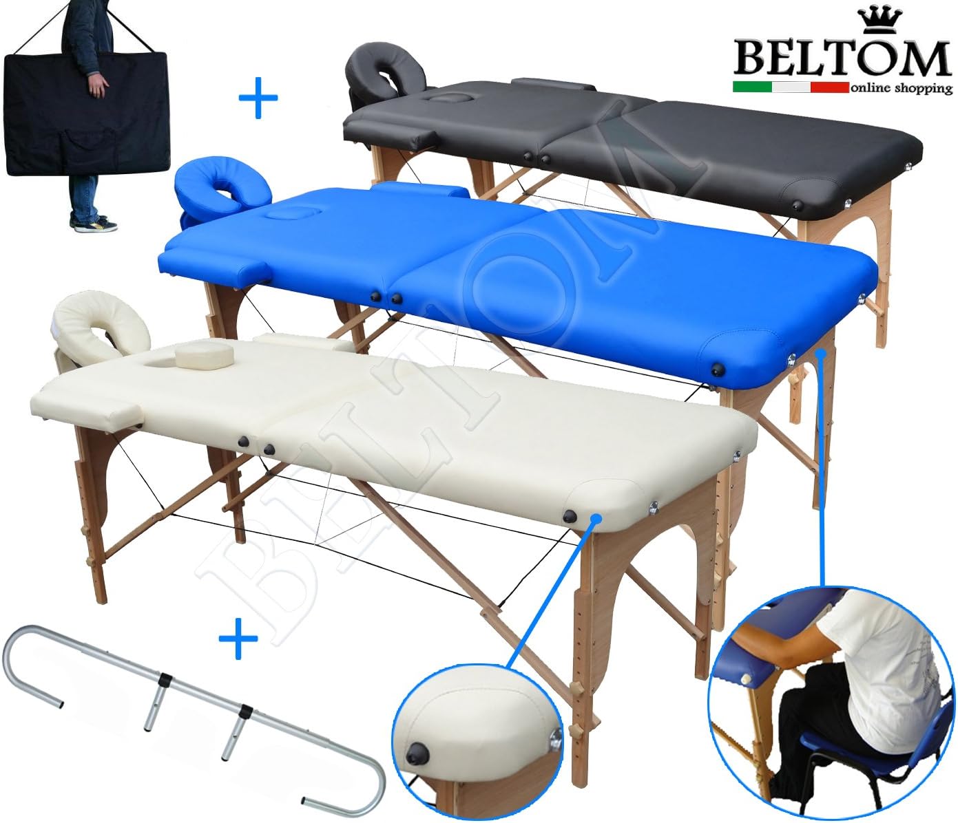 lettini da massaggio con pesi leggeri