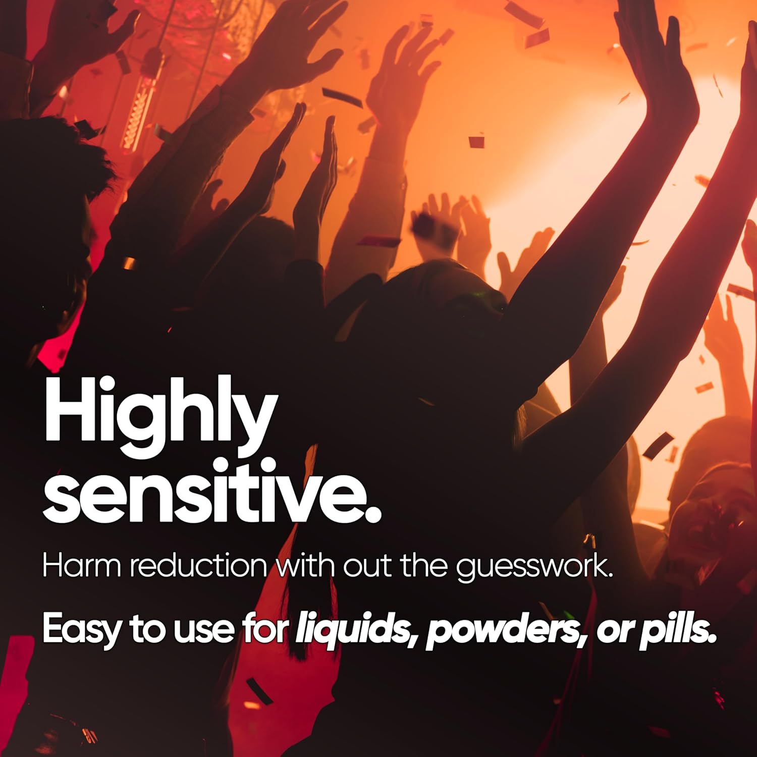 SAFE LIFE Fentanyl Test Strips – Detects Fentanyl and Analogs in Powders, Liquids, and Pills, Highly Sensitive with 10ng/mL Cut-Off, 5 Test Kit with Cups & Spoons, No Interference from MET/MDMA/COC