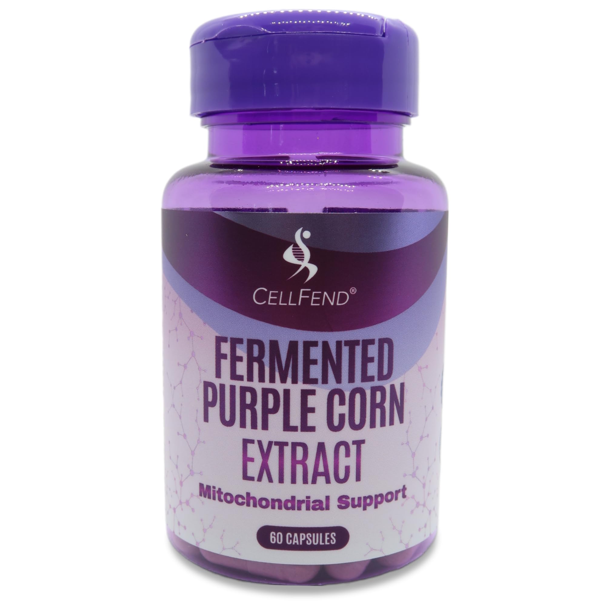 Fermented Purple Corn Extract - Super Antioxidant - Mitochondrial Support - 10% Anthocyanins - 60 Vegan Capsules (500mg)