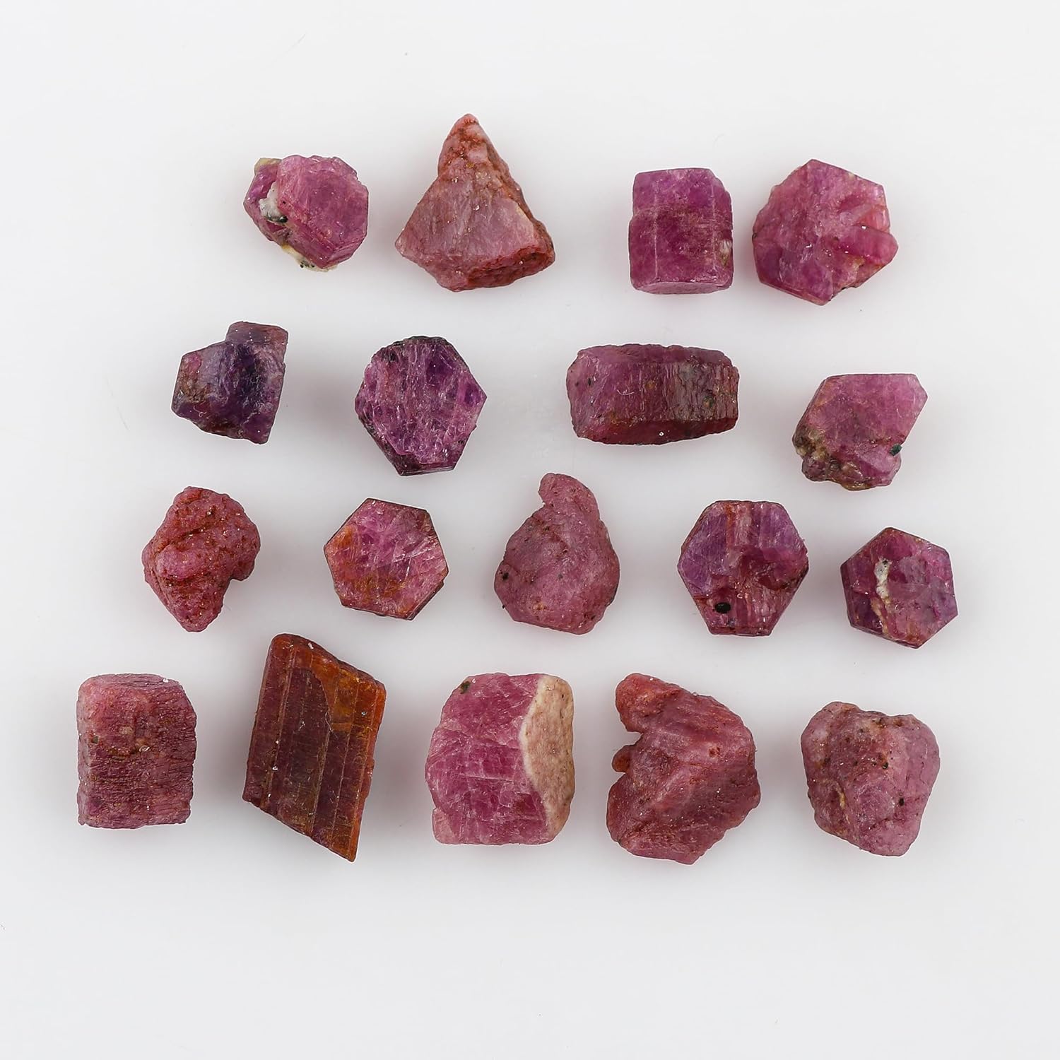 GEMKORA 50 carats Raw Ruby Rough Gemstone, Natural Crystals, Healing Stones, Wholesale Bulk Lot, Jewelry Making Stones Supply, Stone, 10 to 15mm, 4 to 5pcs - Image 3