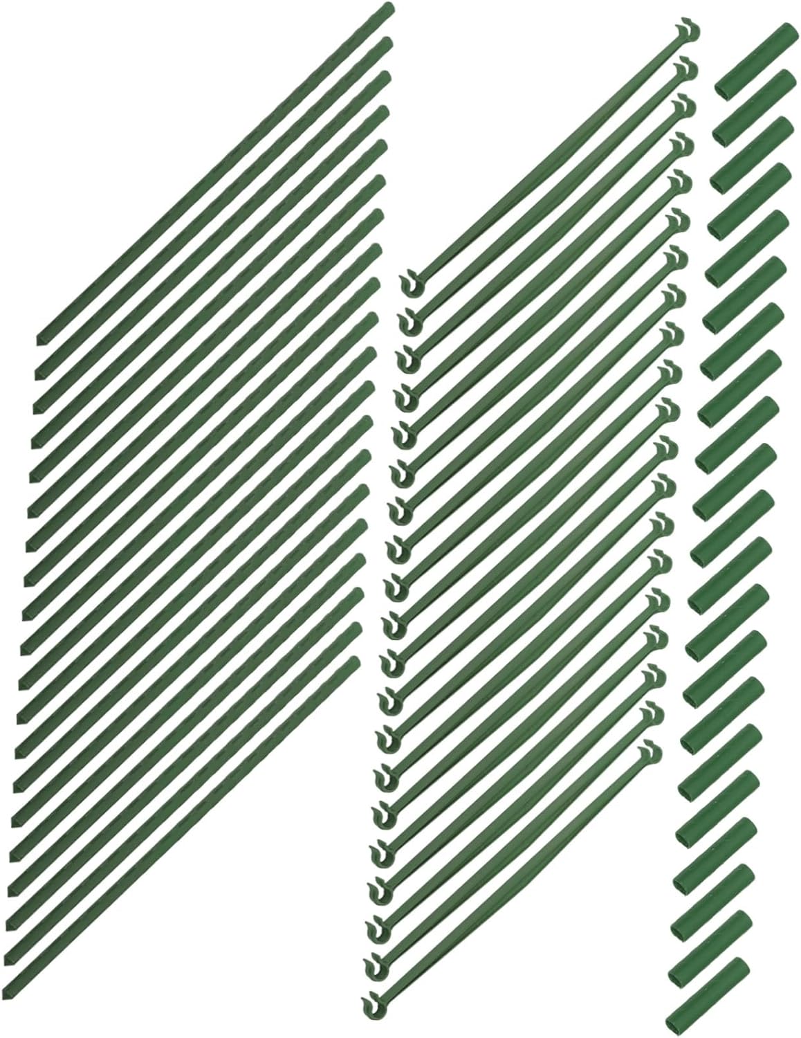 BESPORTBLE 3Sets Plant Trellis for Climbing Plants Durable Support Rack for Tomatoes Flowers and Vegetables for Patio Lawn and Garden Use Includes Connectors and Clips