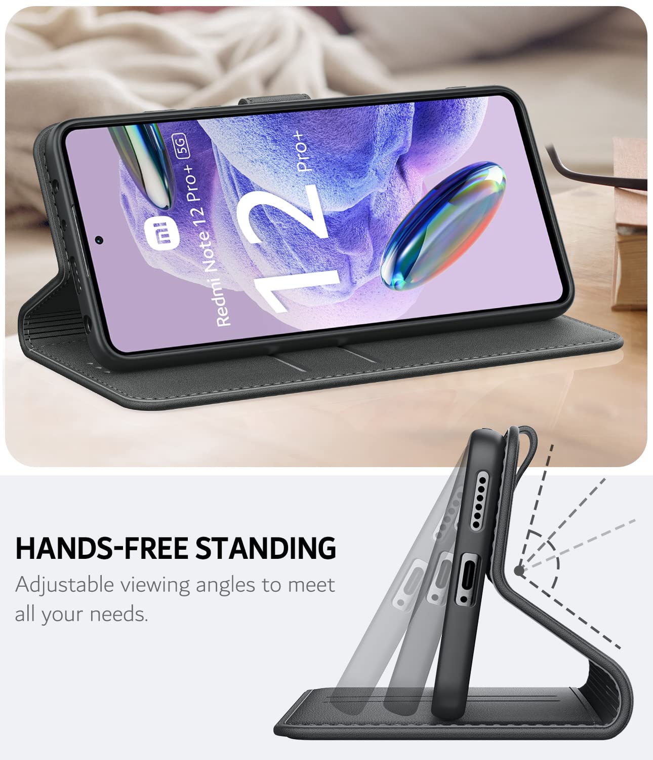 Funda Xiaomi Redmi Note 13 Pro 5g Beajew Funda Para Samsung Galaxy A72, Tapa De Cuero Piel,Wallet Case Flip Cover, [Hebilla Magnetica][Soporte] [ Tarjetero Y Monedero] Fundas De Piel De Funda Para Kindle