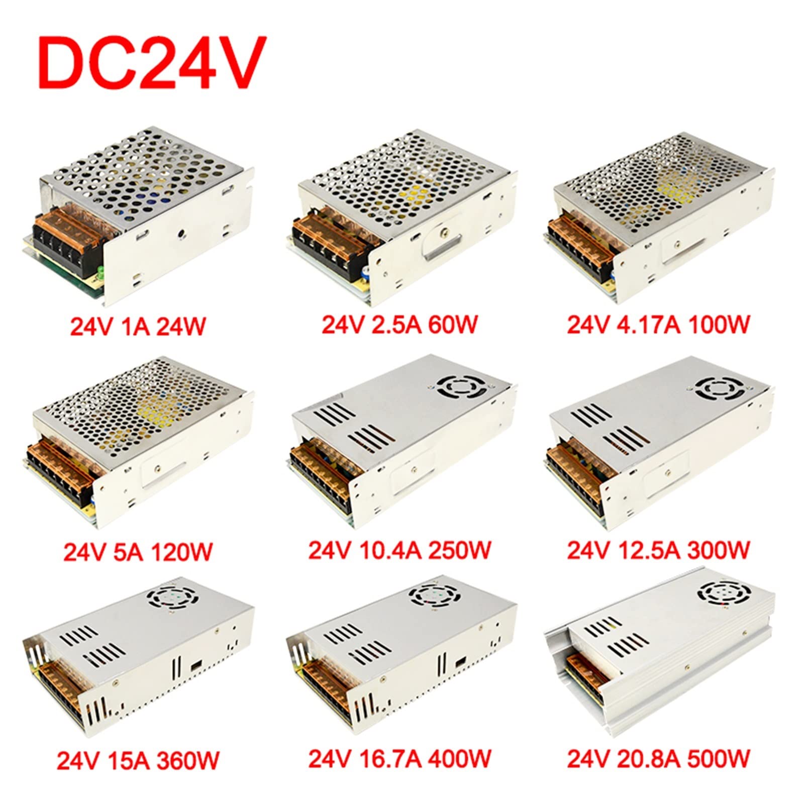 Przełączanie DOPROWADZIŁO Adapter źródłowy Transformatory oświetlenia zasilacza SMPS Do DOPROWADZIŁO Paski DC Stabilizator prądu zasilacza(24V,360W)