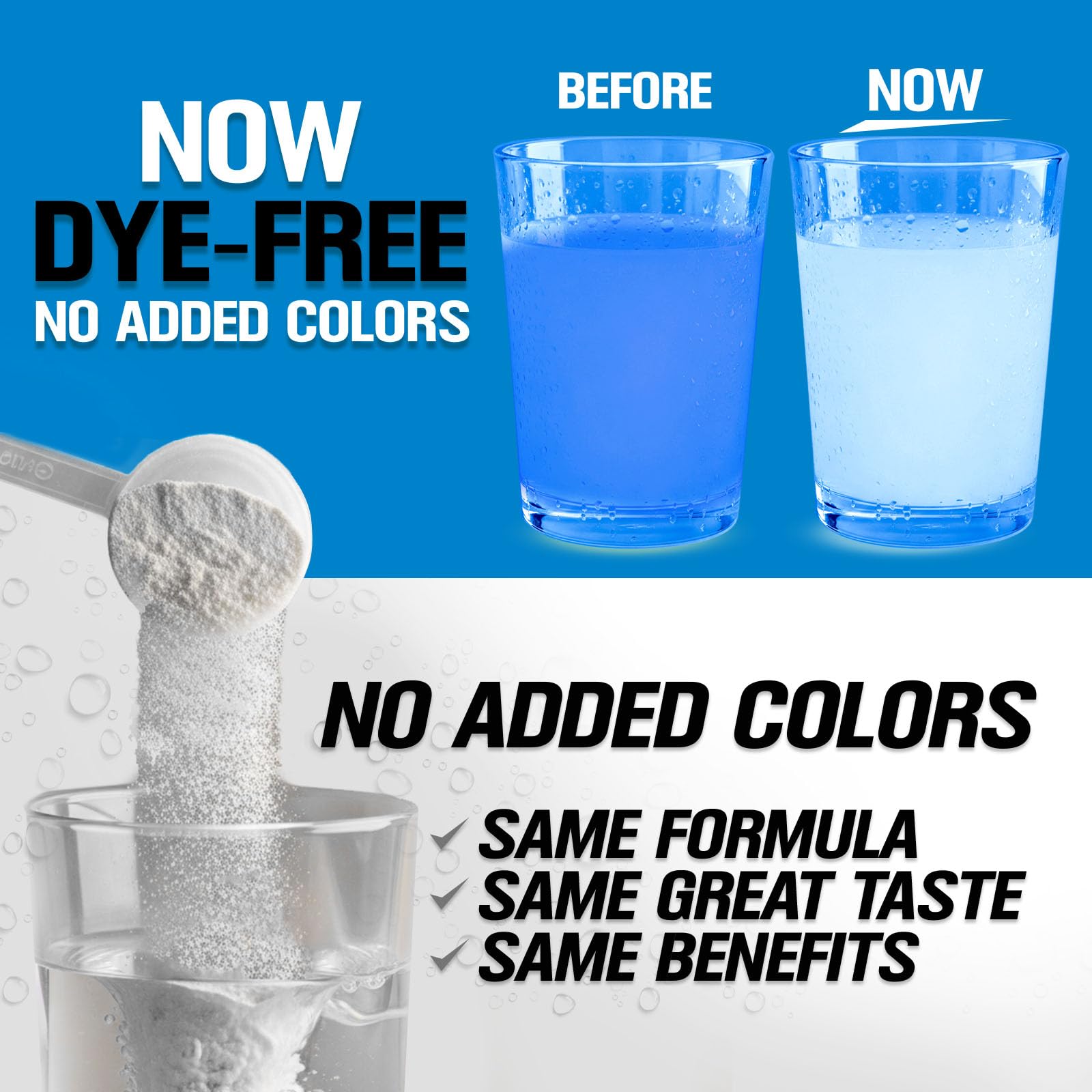 Evlution EVL BCAA5000 - Stim Free Amino Acids Powder - Blue Raz (Dye Free) — Amazon image 3