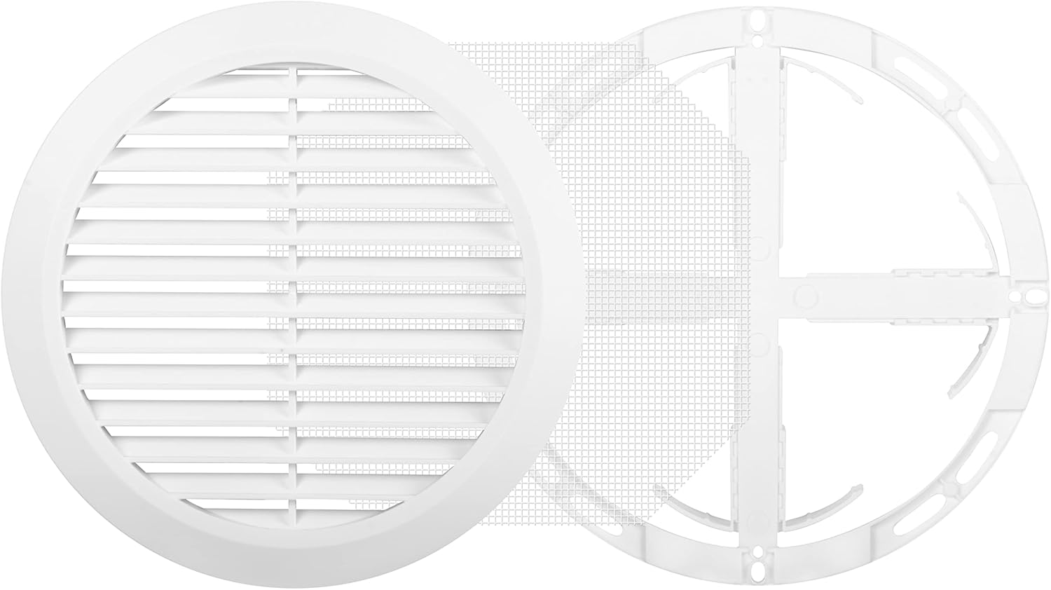 Exploded view of AWENTA Ventilation Grille components
