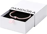 PANDORA Sparkling Heart Tennis Bracelet - With Gift Box