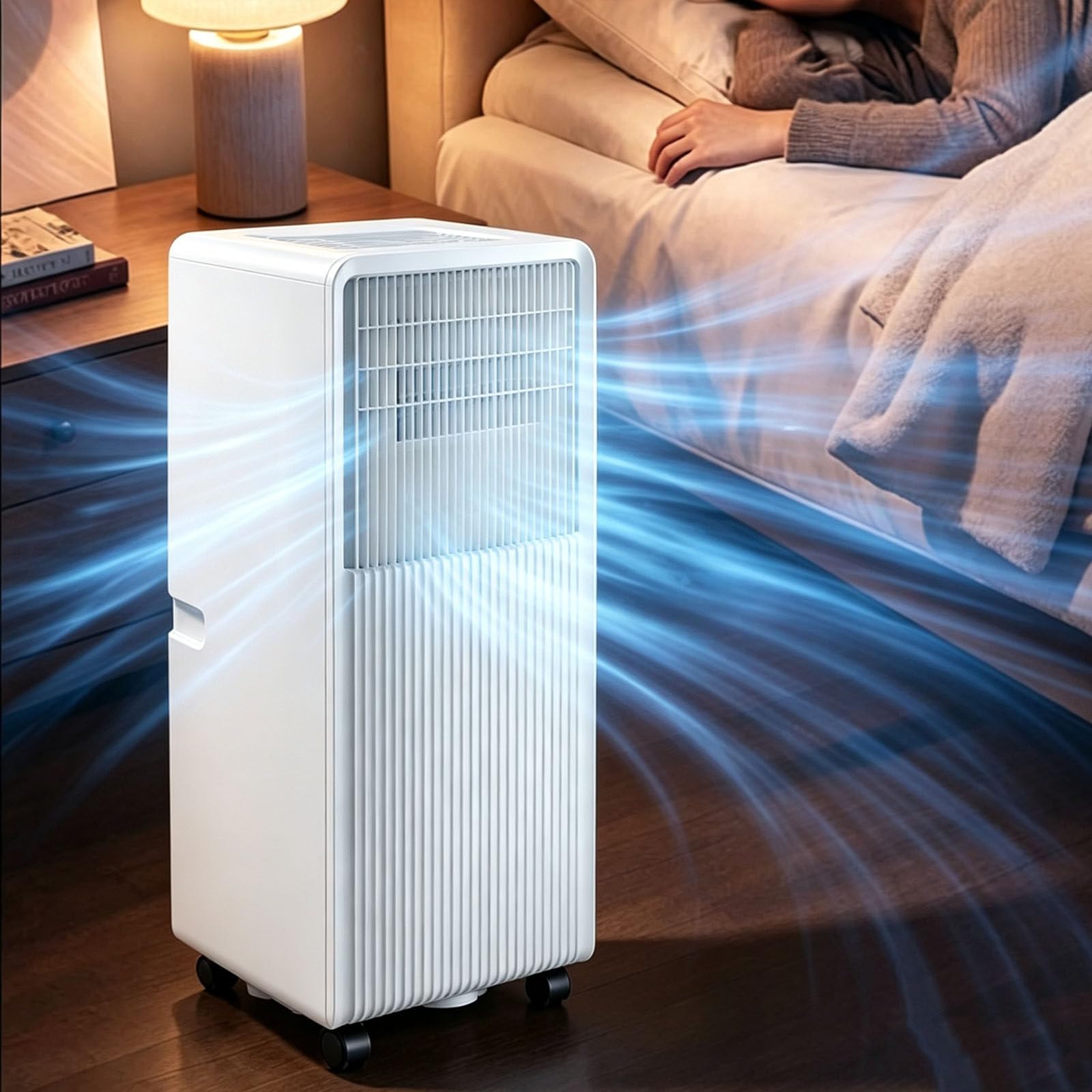 Smart Portable Air Conditioner, 3-IN-1 Evaporative Air Cooler 3800W