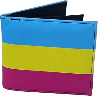Pansexual Pride Wallet - Bi Fold Design PU Leather