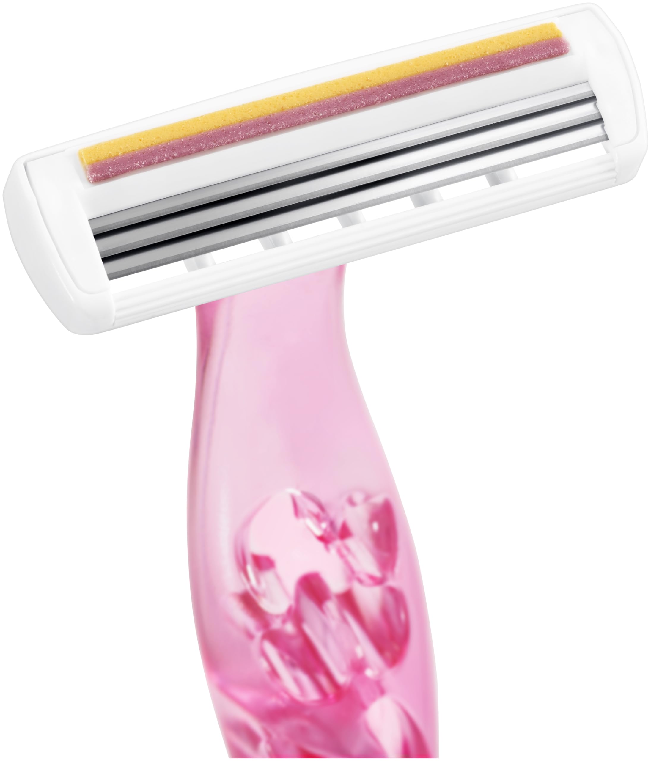 BIC Miss Soleil golarka damska, zestaw do golenia z 10 jednorazowymi goleniami, w 4 kolorach, z aloesem i witaminą E do delikatnego golenia