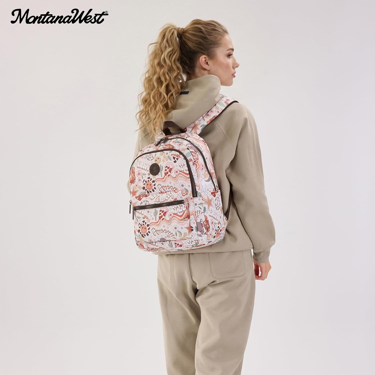 Montana West Backpack for Women Western Travel Backpack Purse Casual Daypack for Laptop College