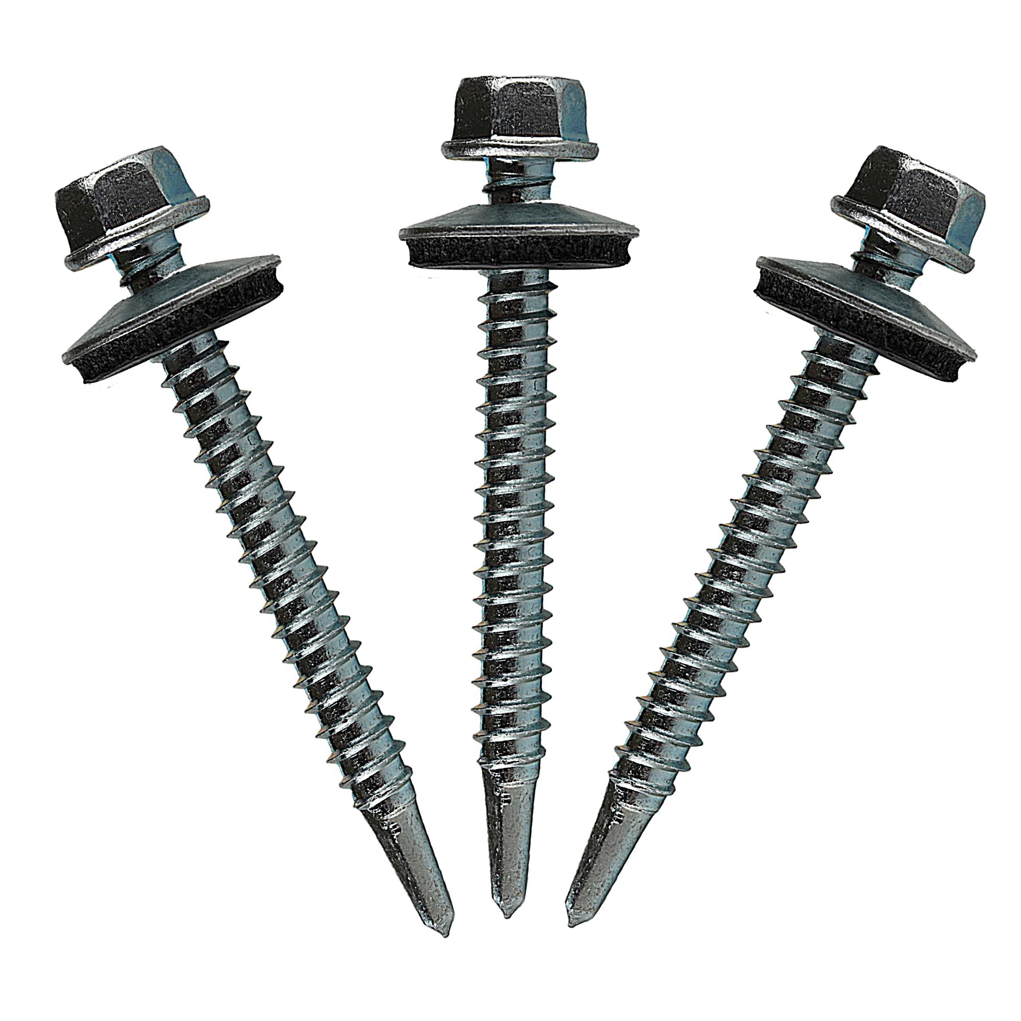 DOJA Barcelona Hex head drilling screws, Self tapping screws with washer, metal self drilling, Hex head, tapping with washer - Image 2