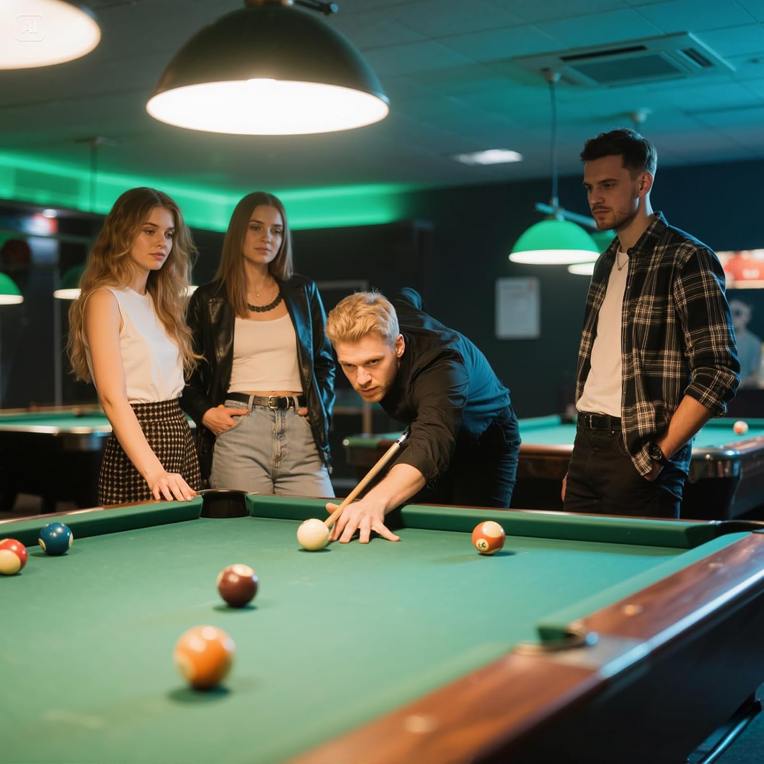 Kmise Pool Stick Set - 58" Pool Cue Stick, Canadian Maple Professional Billiards Pool Cue, Pool Sticks for Adults, 18 19 20oz Green,Red, Black, Pool Stick for Bar House Pool Table Sports