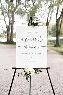 Rehearsal Dinner Welcome Sign, Welcome Poster, Wedding Welcome, Calligraphy Welcome Sign, Welcome To The Night Before Wedding Sign,rehersal Dinner, rehearsal dinner signs for easel
