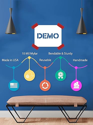 Miniatura 2 de Plantilla de explosión nuclear - Plantilla de bomba - Plantilla reutilizable para color, dibujo y pintura (9 x 11)