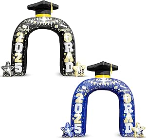 Amazon.com: 10FT Graduation Inflatables Arch Decoration Class of 2025 ...