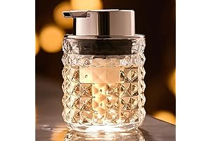 Glass Foaming Hand Soap Dispenser with Large Pump