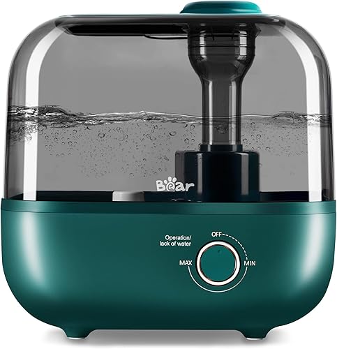 Bear Humidificadores para dormitorio, habitación grande, hogar, humidificadores de llenado superior de niebla fría de 5 L, humidificador de aire