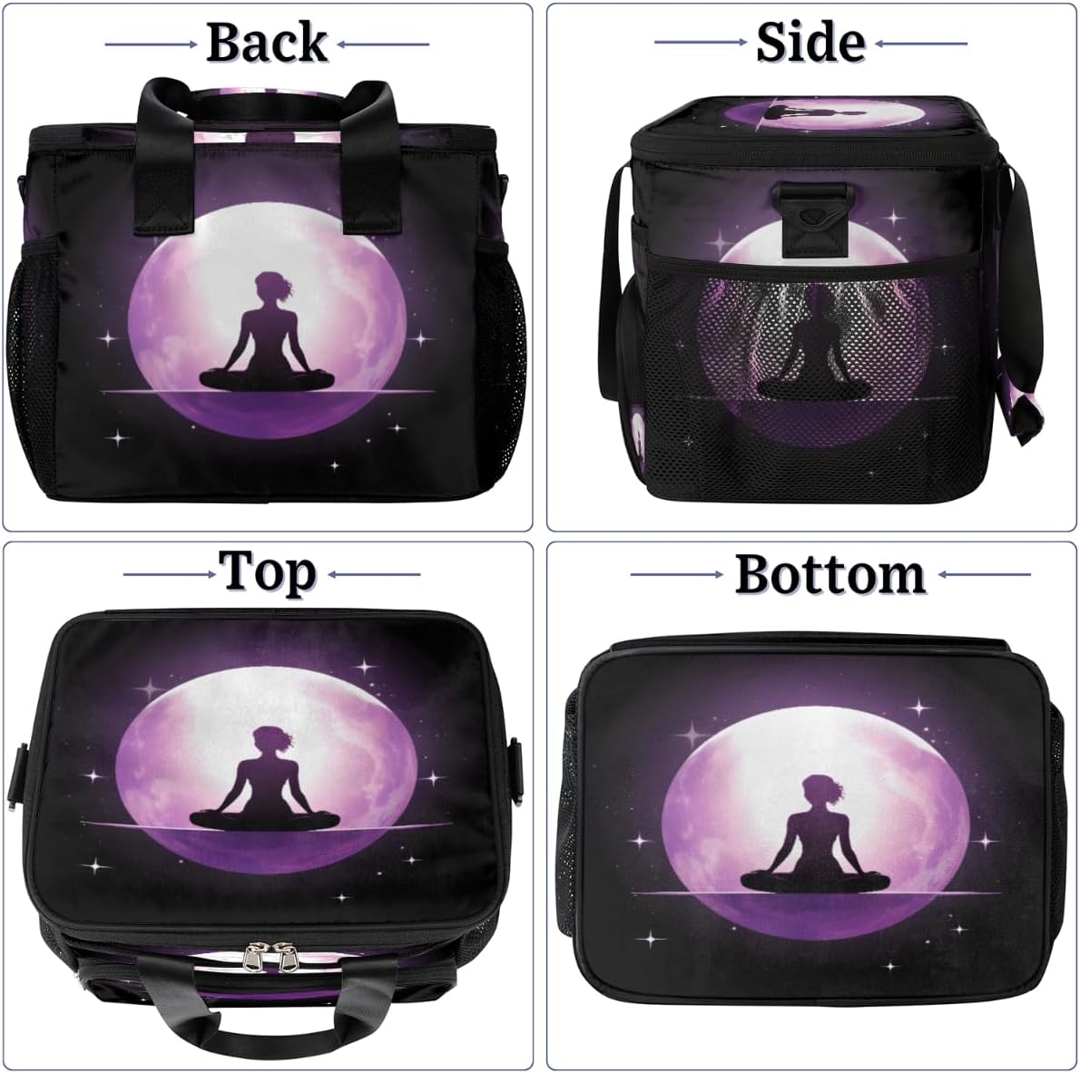 Insulated Picnic Backpack Lunch Box for Women Men Picnic Basket Tote Lunch Bag Picnic Bag Portable Lunch Bags for Picnic, Beach, Work, Trip,Office, Camp Yoga Women