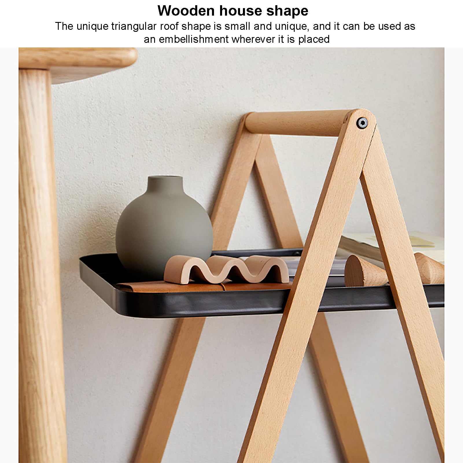 Carrito de Almacenamiento con Ruedas, Mesa Auxiliar de 2 Niveles con Ruedas, Carrito utilitario de Madera para Sala de Estar, Dormitorio, Comedor y Cocina.