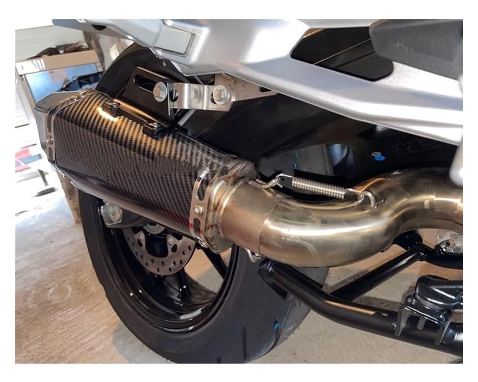 para BMW F900 F900R F900XR 2020 2021 Motocicleta Escape Modificado Silenciador Catalizadores Eliminar Enlace Central Tubo Deslizamiento Tubo Medio Escape