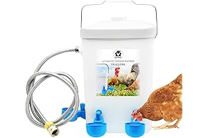 3 Gallon Automatic Chicken Waterer Float Controlled Poultry Waterer Dispenser
