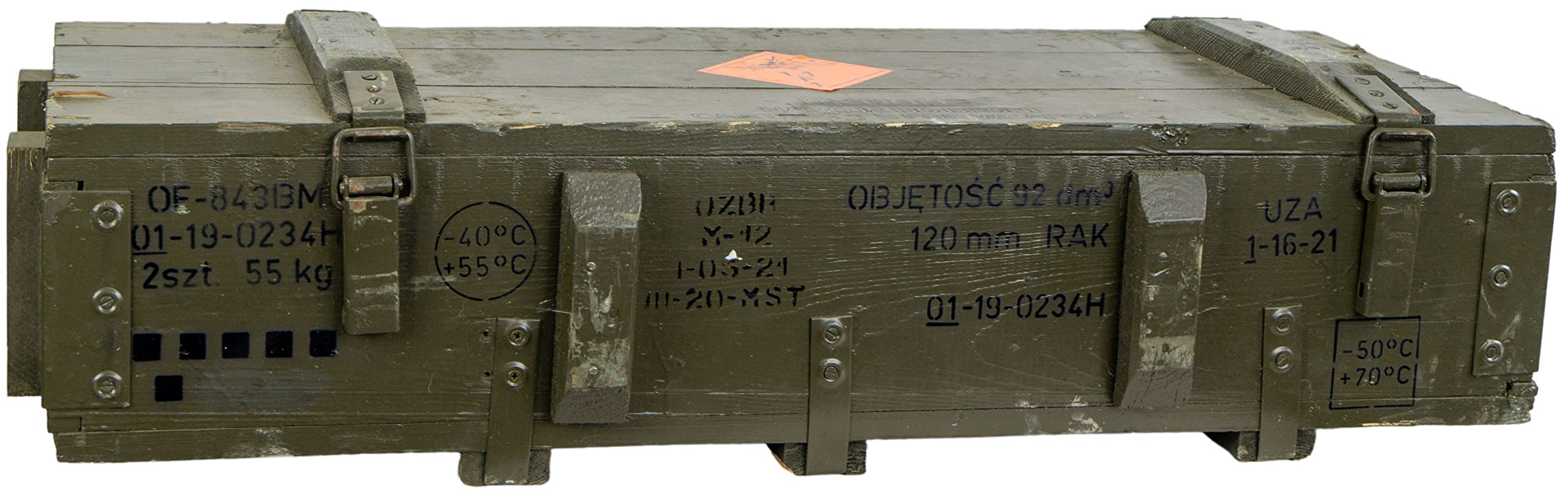 Kistenkolli Altes Land Frachtkiste Werkzeugkiste Transportkiste 155mm 107x30x29cm Aufbewahrung Militärkiste Munitionsbox Holzkiste Holzbox Weinkiste Apfelkiste Shabby Vintage