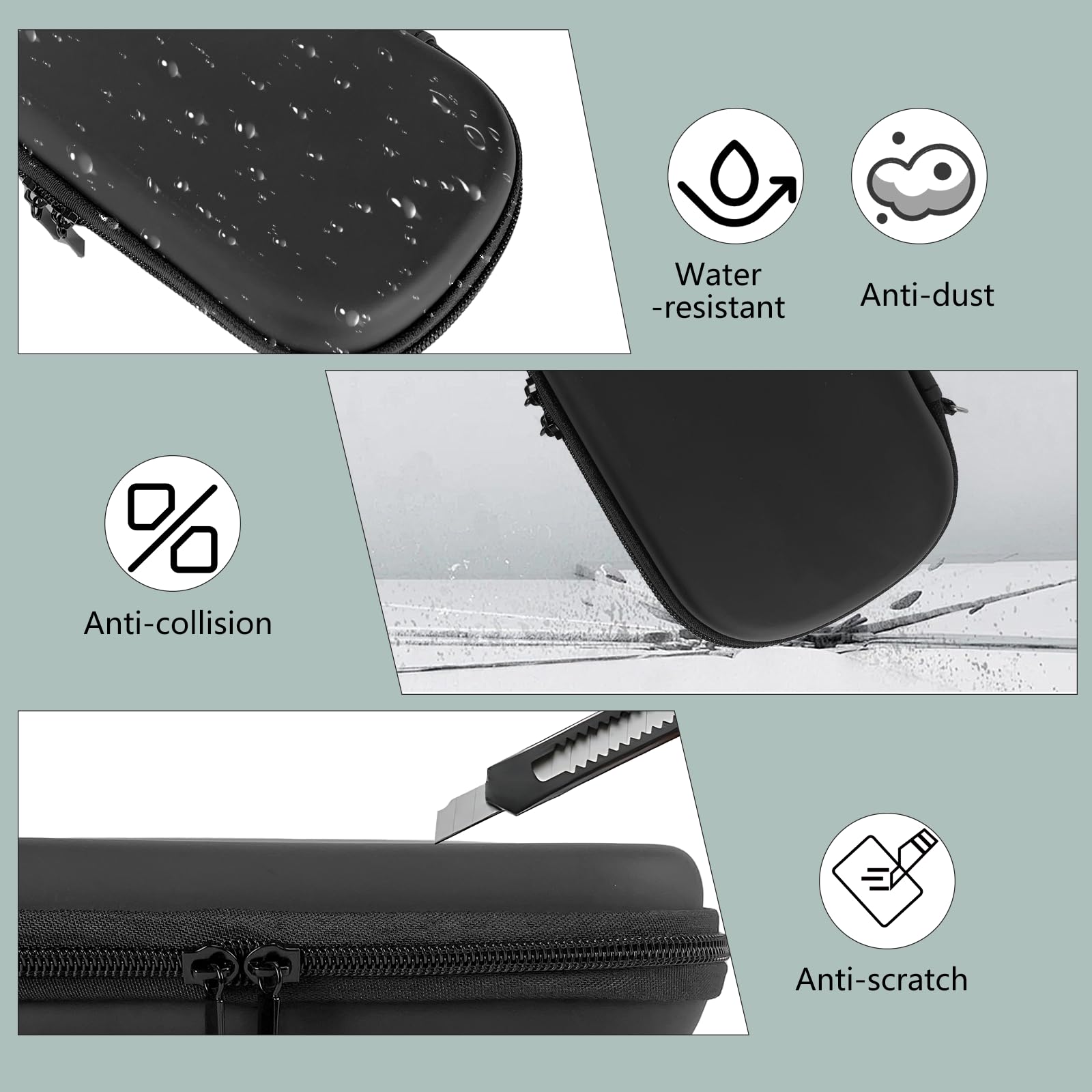 JDGPOKOO 4 in 1 Accessories Kit for PSP 1000/2000/3000, Carrying