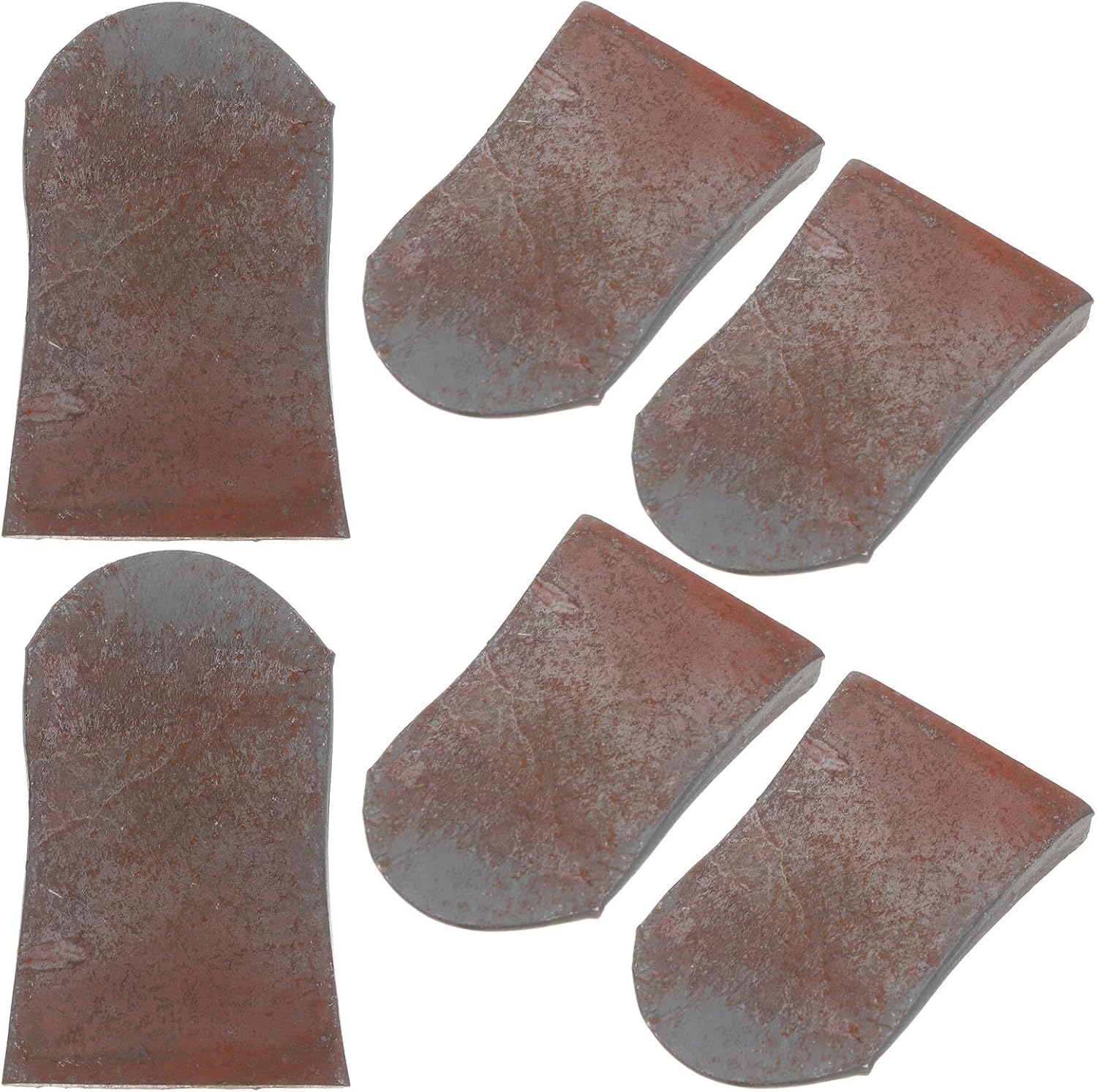 VANZACK 6pcs Hoe Handle Replacement Head for Garden Tools, Iron Material with Easy Installation and Versatile Application, Essential Toolbox Component for Garden Maintenance and Digging