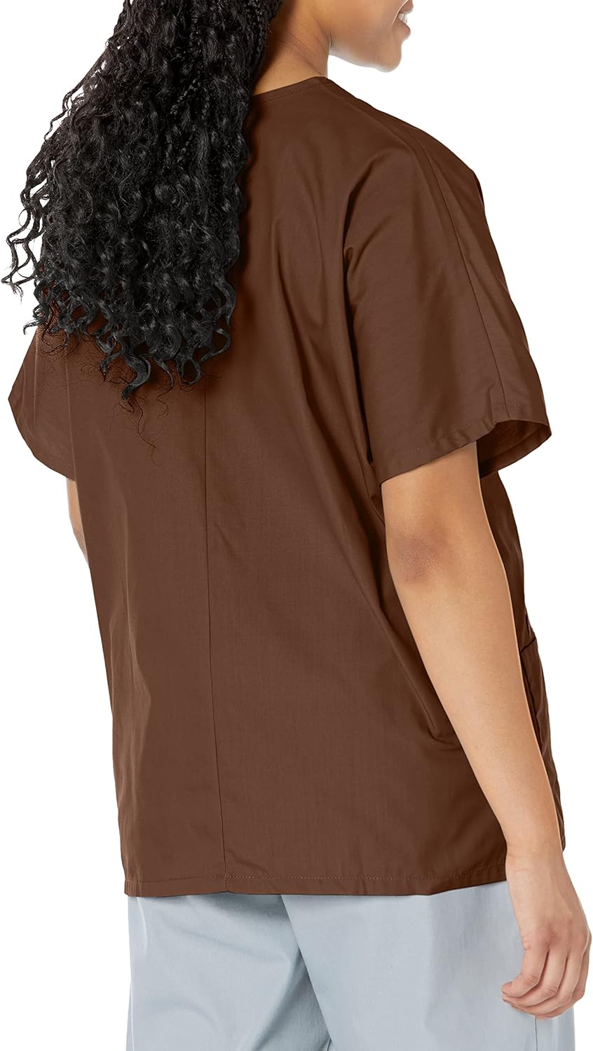 Scrubs for Women Workwear Originals V-Neck Top 4700 Small Chocolate