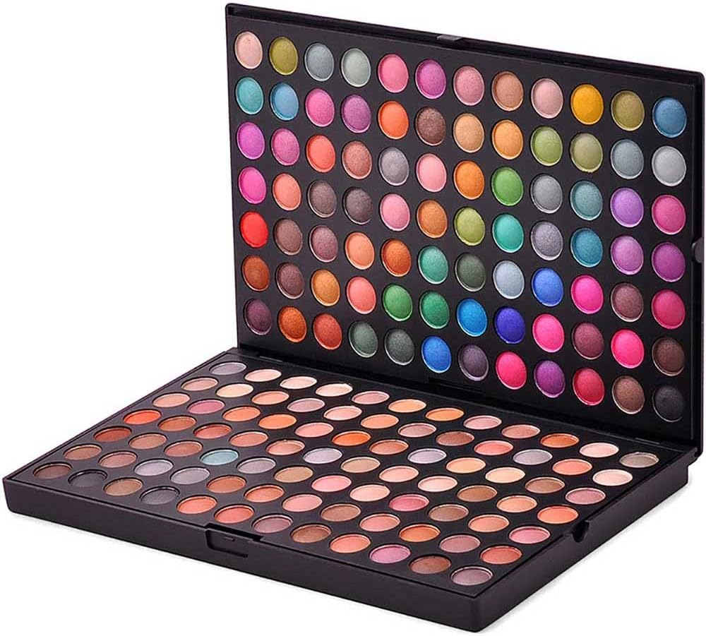 BLINK BEAUTY Professional Neutral and Shimmer 168 Color Eyeshadow Makeup Cosmetic Palette Eye Shadow