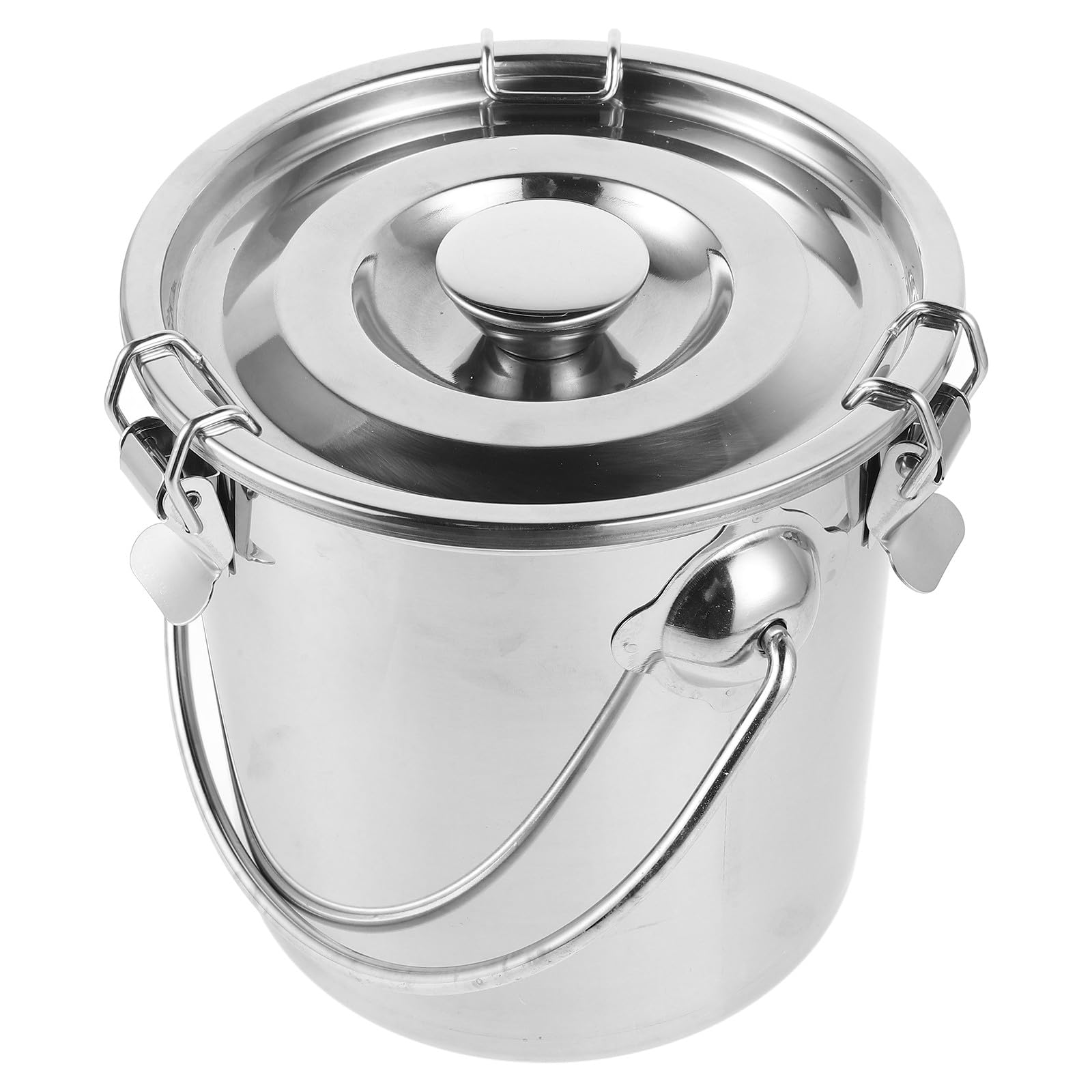 Operitacx Contenitore Ermetico in Acciaio Inossidabile da 3l con Chiusura a Scatto Sicura e Design Portatile per Conservazione Alimenti in Avventure All'aperto