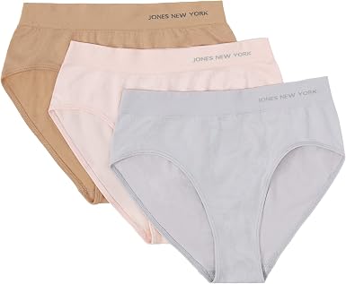 Amazon.com: Jones New York - Calzoncillos sin costuras, elásticos,  cobertura total, corte alto, S : Ropa, Zapatos y Joyería