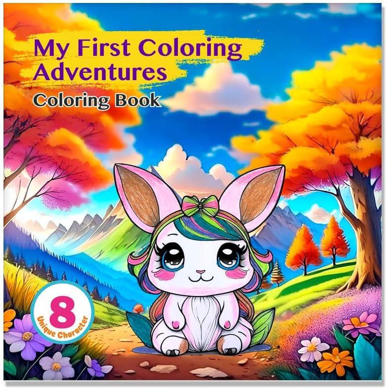 Azafran - My First Coloring Adventures - Coloring Book