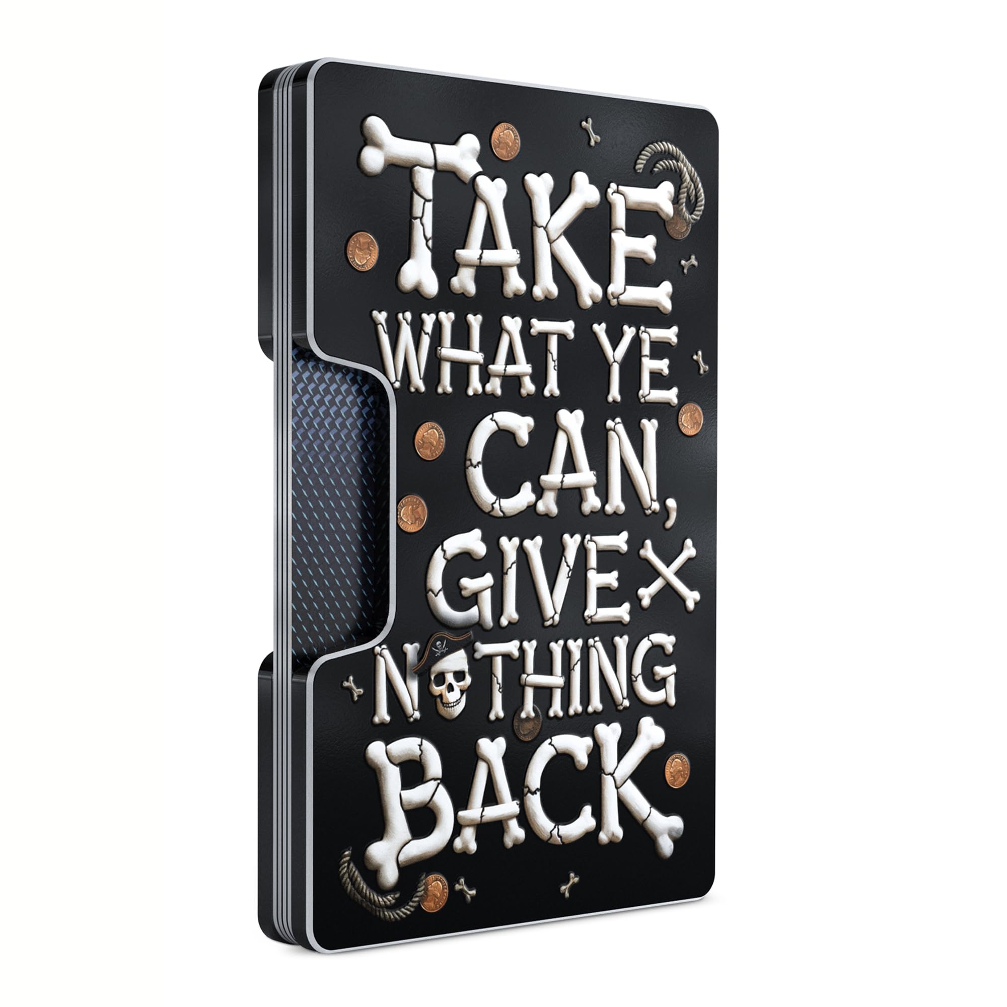 Slim RFID Blocking Card Holder & Money Clip - Aluminum Wallet for Men & Women – Front Pocket Metal Minimalist Wallet Holds 15 Cards – Credit Card