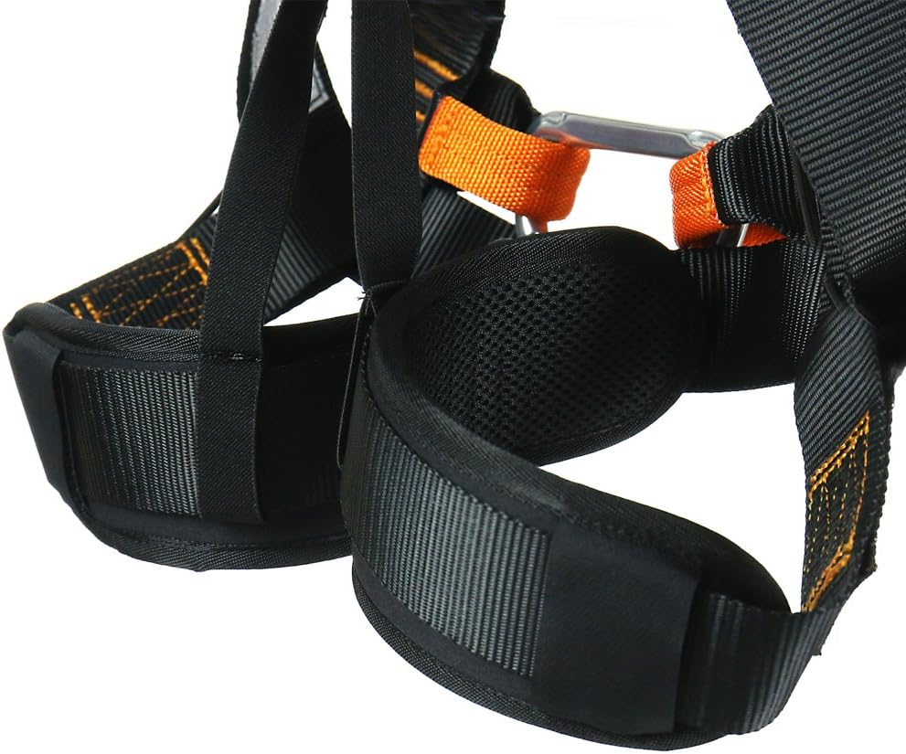 Fusion Climb Warrior Kids Full Body Climbing Rope Course Harness, Black, KH-201A-BLK : Sports & Outdoors