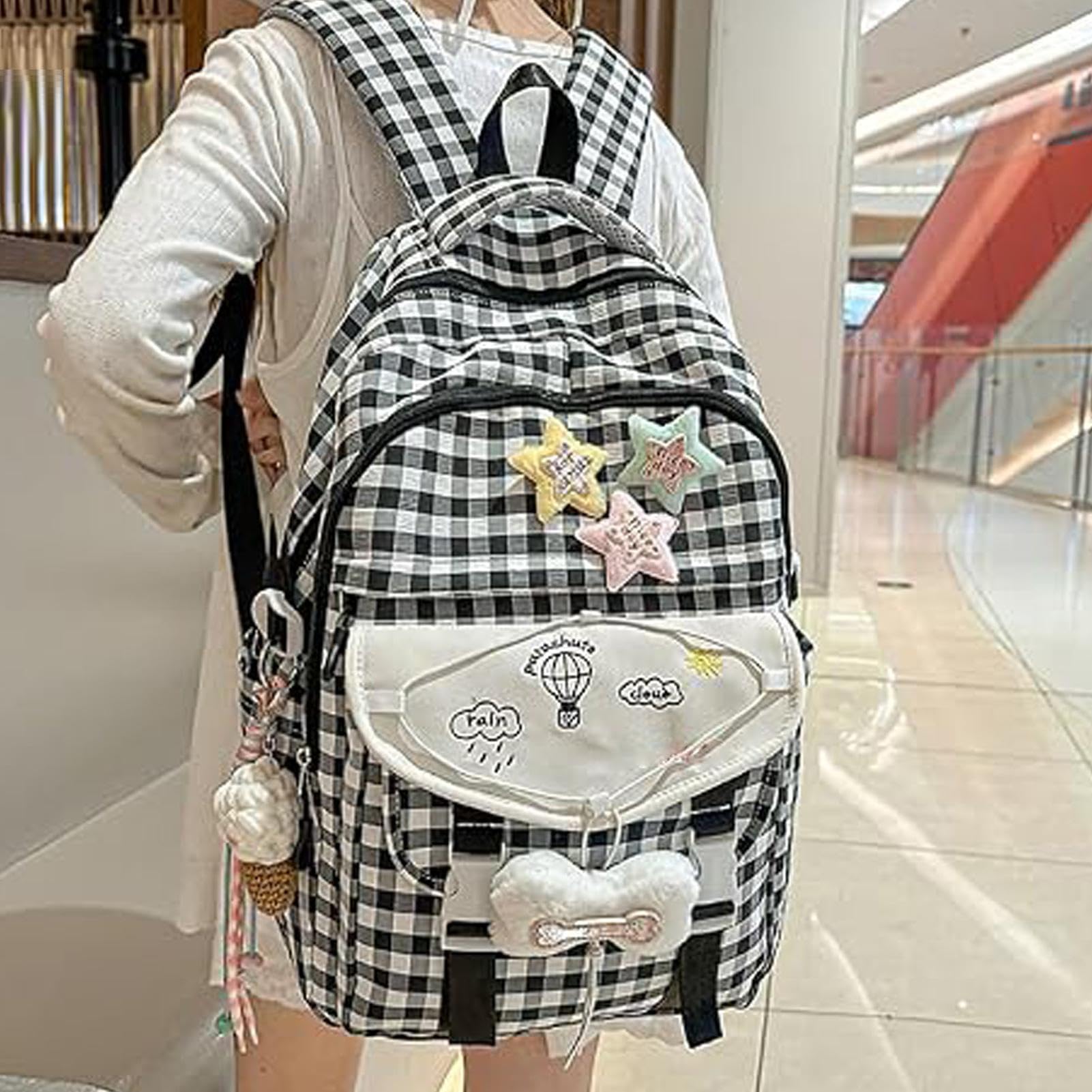 sac à dos d'écolier respirant, léger et imperméable, Noir