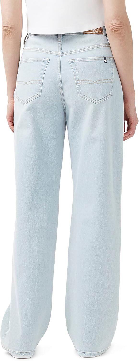 Buffalo David Bitton Women's Super High Rise Loose Straight Jennifer