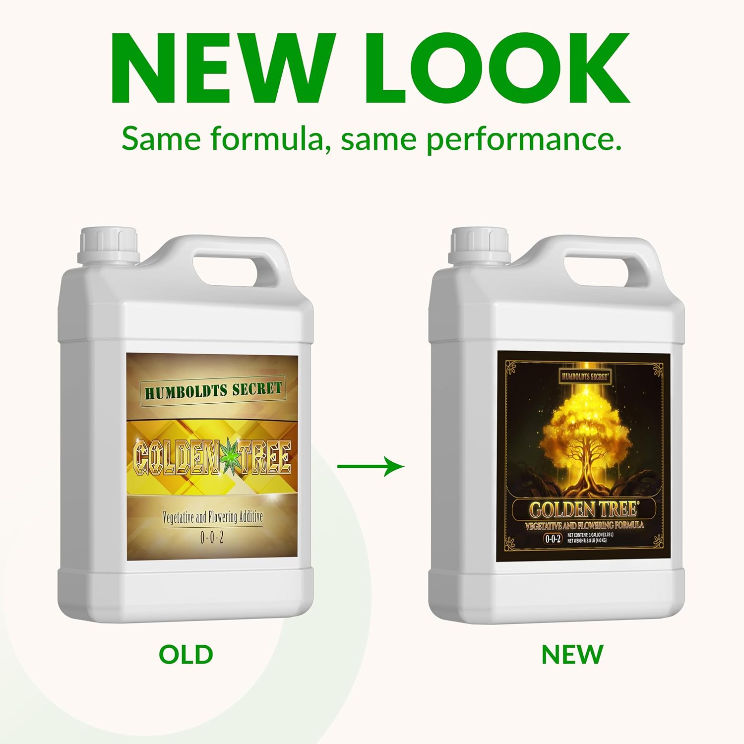 Humboldts Secret Golden Tree Liquid Plant Food | Enhances Growth Indoors or Outdoors | All-in-One Plant Nutrients for Vegetables, Trees, Flowers, Fruits, Roses, Lawns, Tomatoes | 1 Gallon