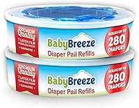 Vista 1 de Bolsas de repuesto para cubos de pañales compatibles con el sistema de eliminación de pañales Playtex Diaper Genie – 560 unidades (paquete de 2)