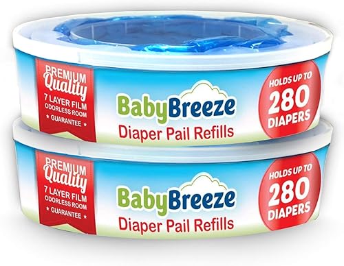 Bolsas de repuesto para cubos de pañales compatibles con el sistema de eliminación de pañales Playtex Diaper Genie  560 unidades (paquete de 2)  por