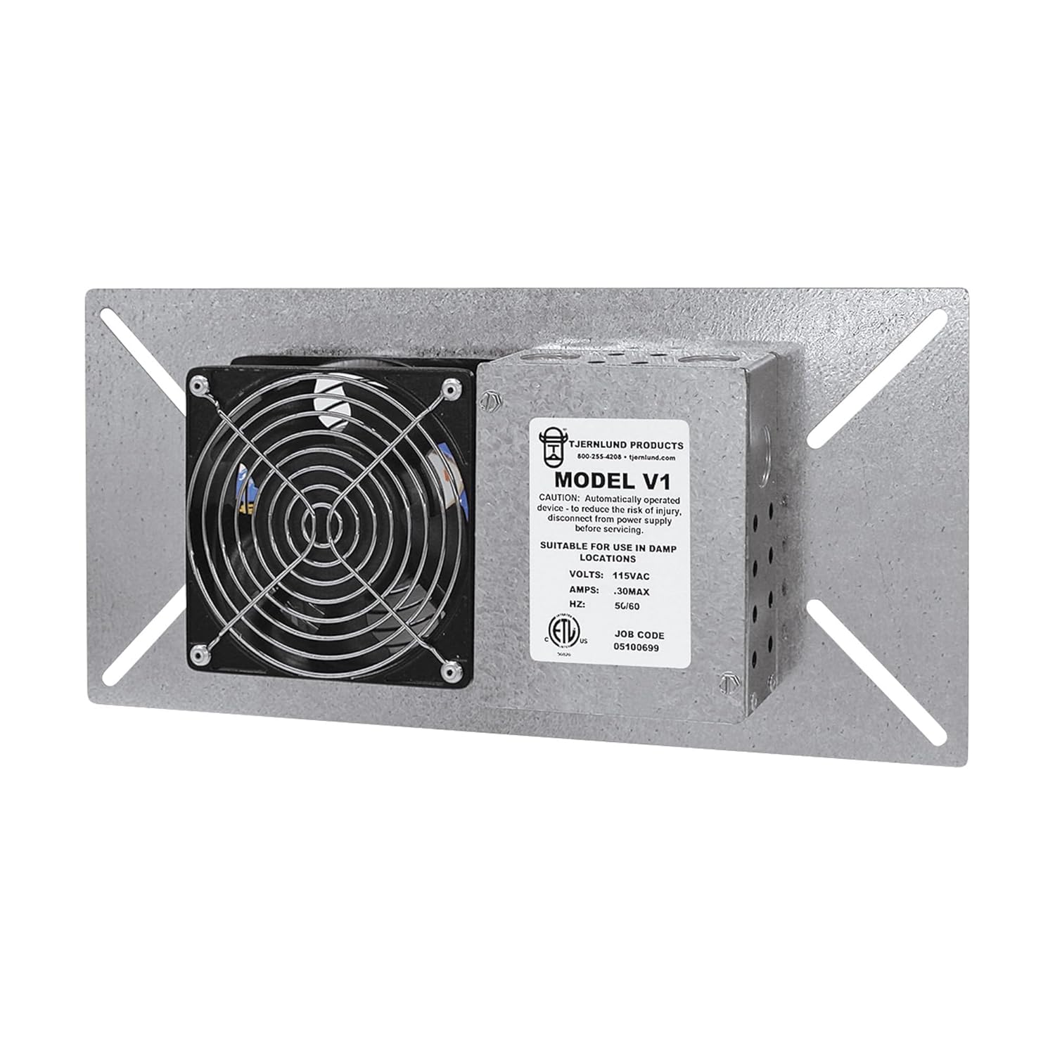 Tjernlund V2D Underaire Crawlspace Ventilator Fan Moisture Reducing 220 CFM