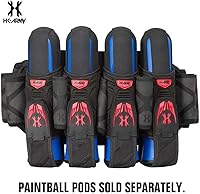 Vista 2 de HK Army Magtek Paintball Arnés Pod Pack 4+3 - Negro/Rojo