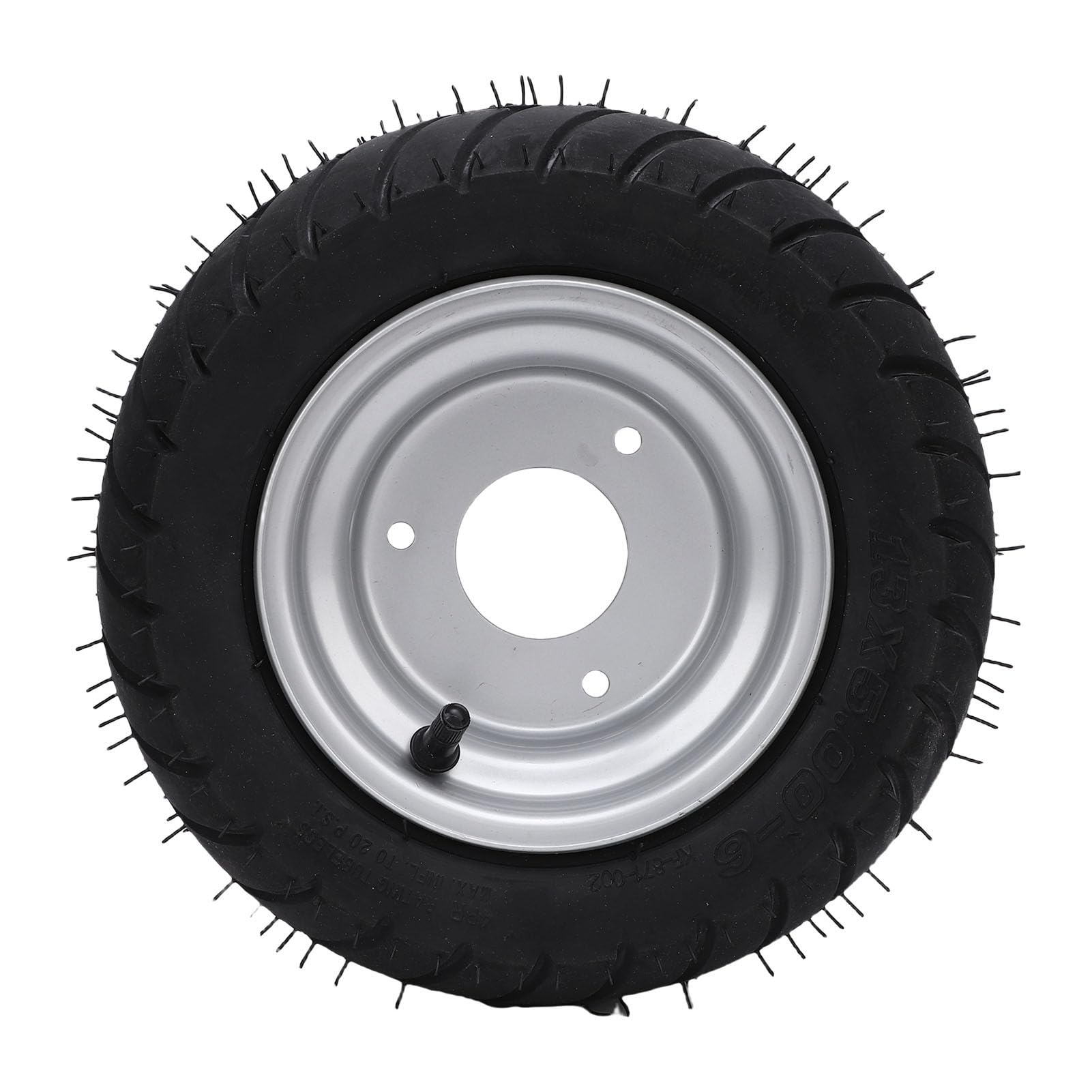 13x5.00-6 13/5.00-6 Pneumatico 6 pollici Antiscivolo e gruppo ruota con cerchione per ATV Quad Off Road Go Kart Cart Mini tosaerba