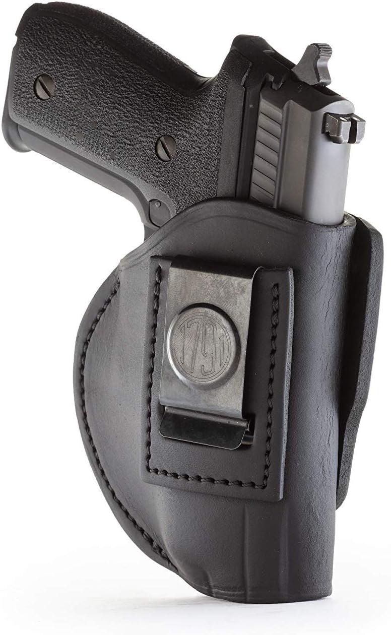 1791 Gunleather 4-Way P226 & P229 Holster - OWB and IWB CCW - Right Handed Leather Gun Holster - Fits Sig Sauer P226, P229, P220, P320c, P239